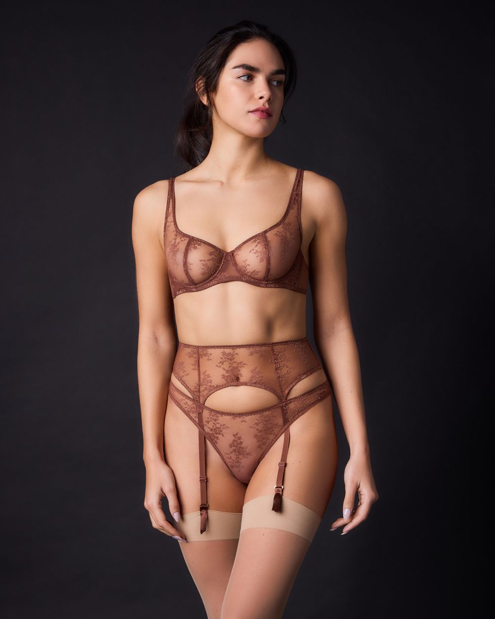 Buy Romy Demi Bra in Pecan Online