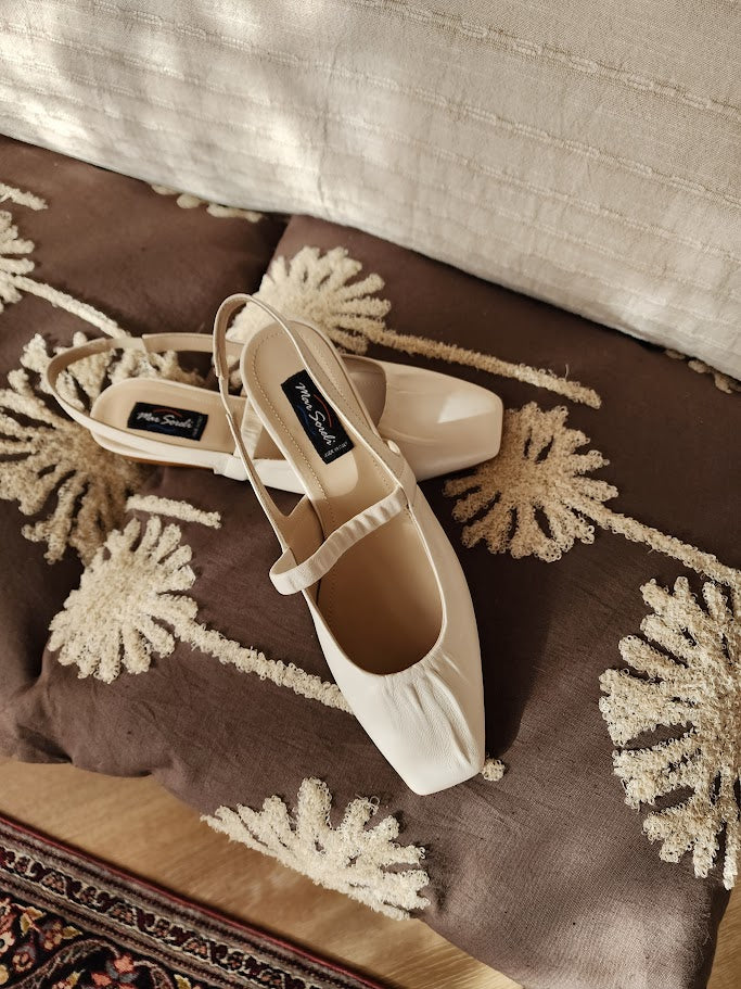 Koala Sling Back Flats Latte