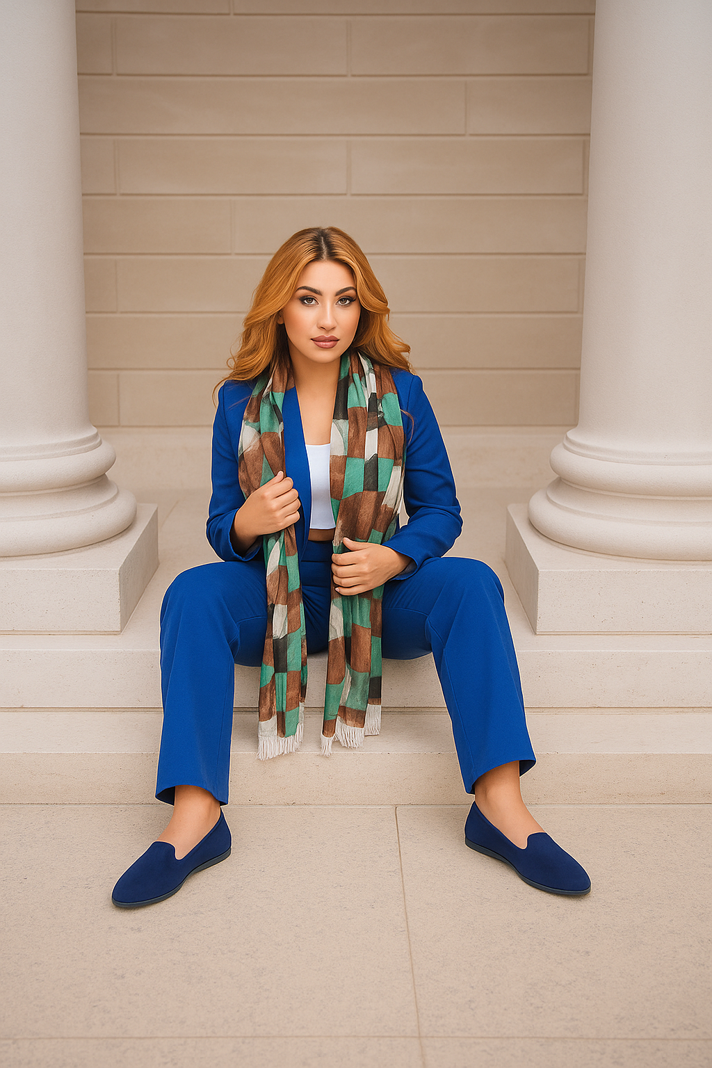 Tradizionale Friulana Flat Navy Blu