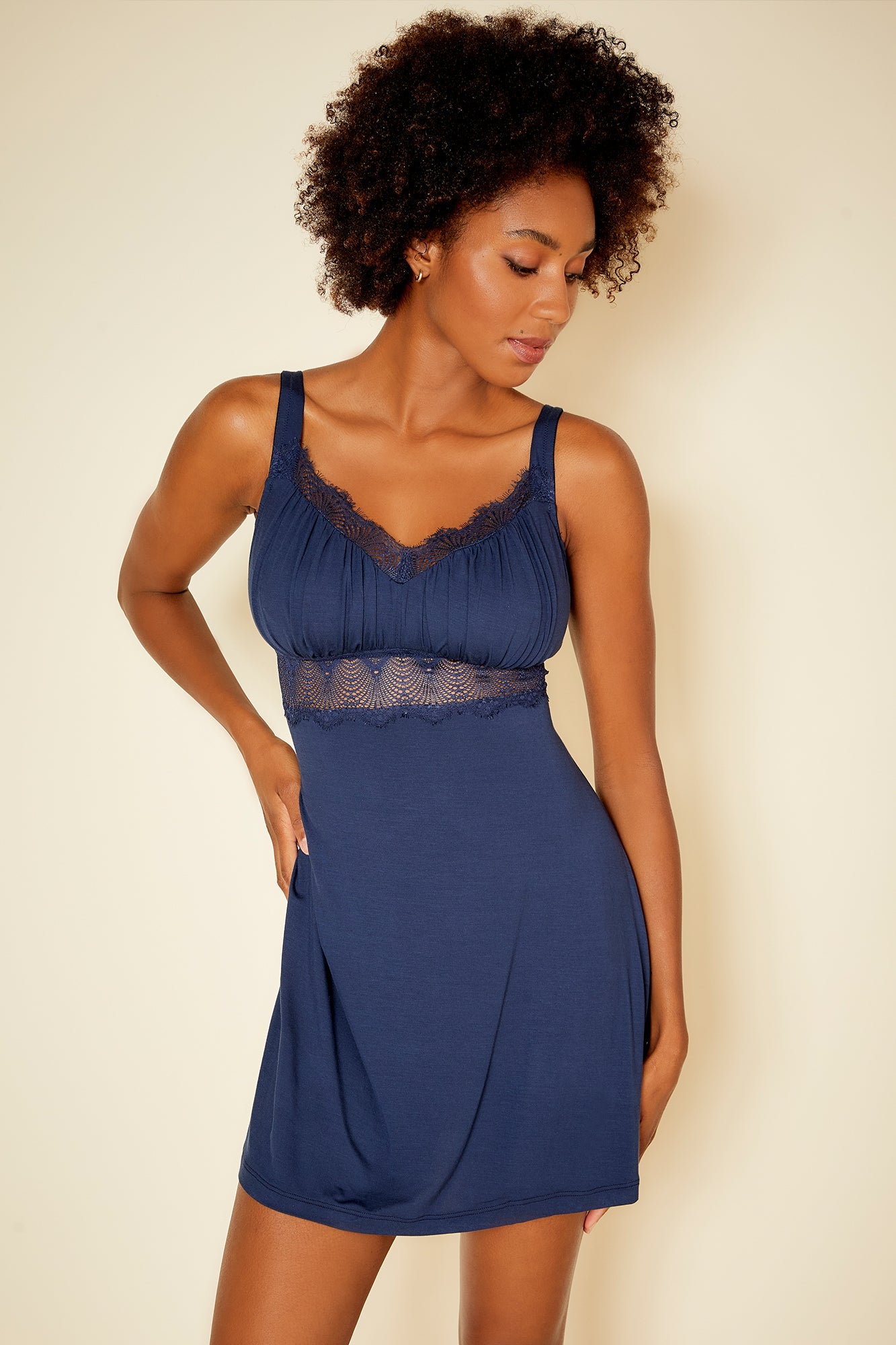 Blue Set - Allure Sleep Curvy Chemise