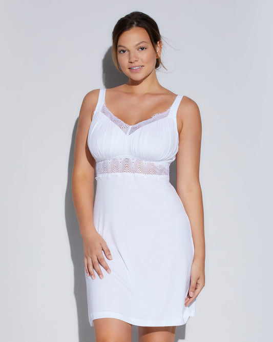 White Chemise - Allure Sleep Curvy Chemise