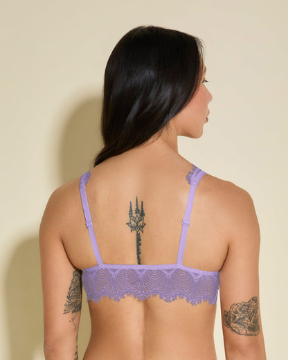 Purple Bralette - Allure Petite Plunge Bralette