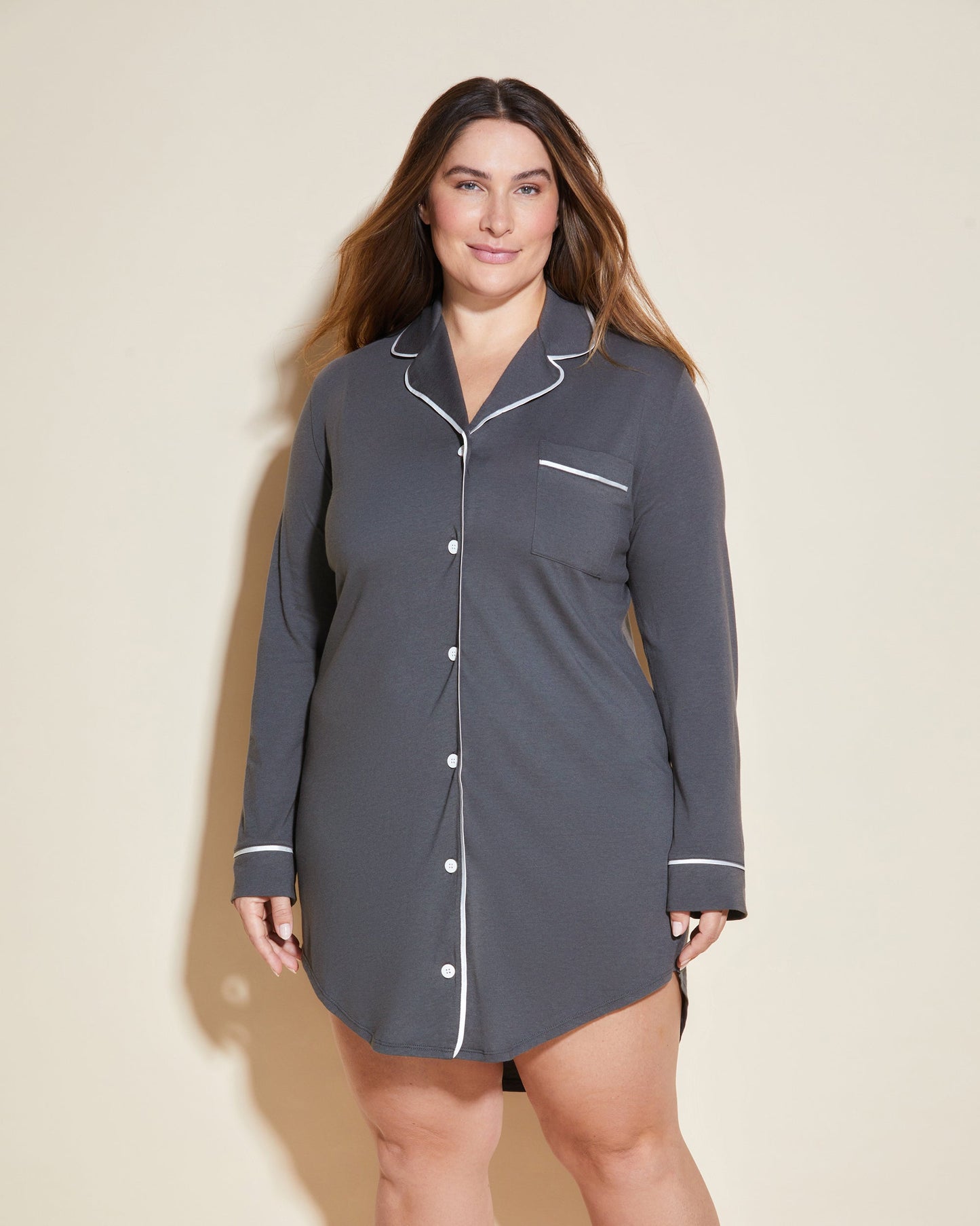 Gray Shirt - Bella Nightshirt