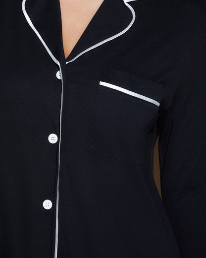 Black Shirt - Bella Nightshirt