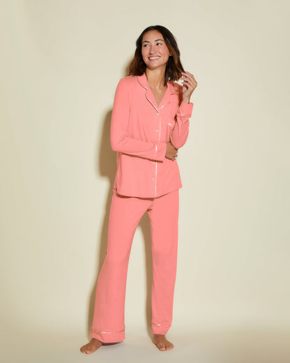 Orange Set - Bella Petite Long Sleeve Top & Pant Pajamas