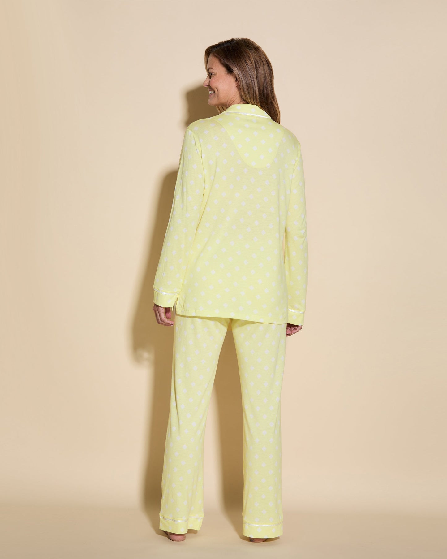 Print Set - Bella Printed Long Sleeve Top & Pant Pajamas