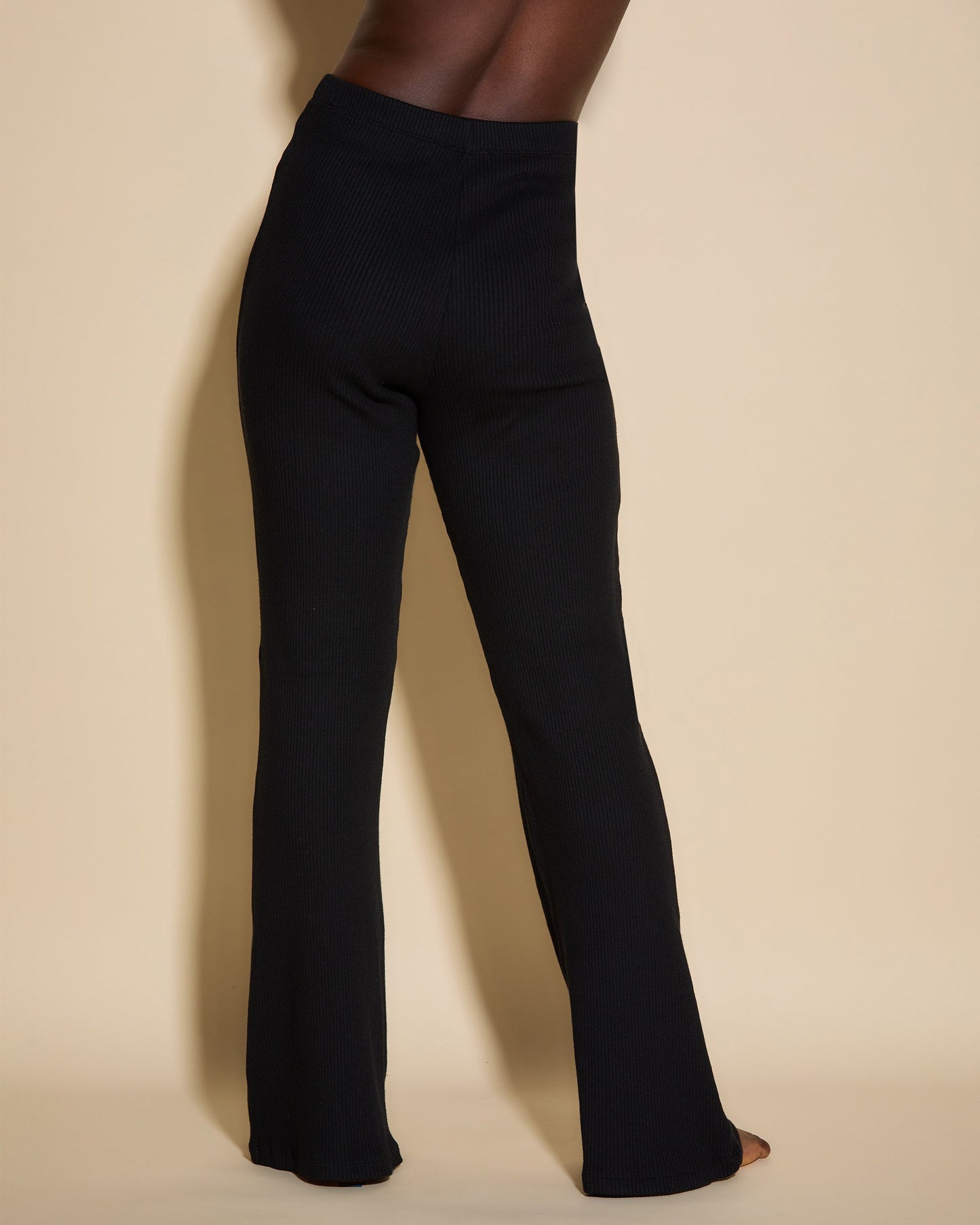 Black Pant - Britt High Waisted Wide Leg Pant