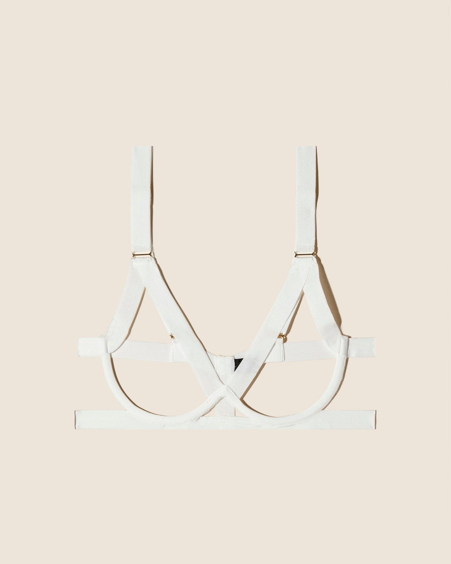 White Bra - Cleopatra Bondage Underwire Bra