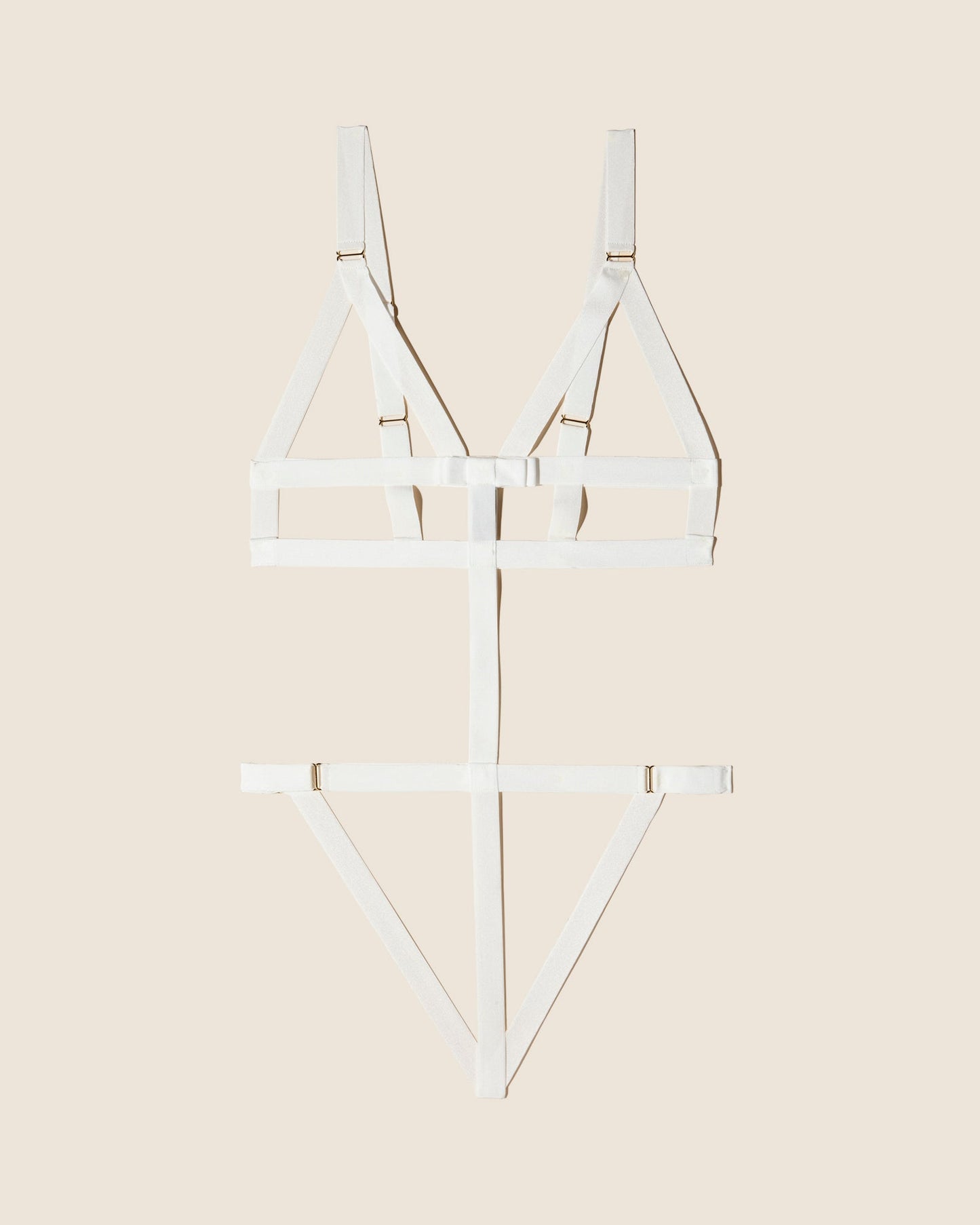 White Teddy - Cleopatra Bondage Bodysuit