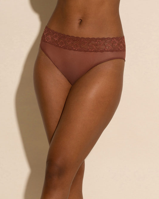 Brown Bikini - Forever High Waisted Bikini