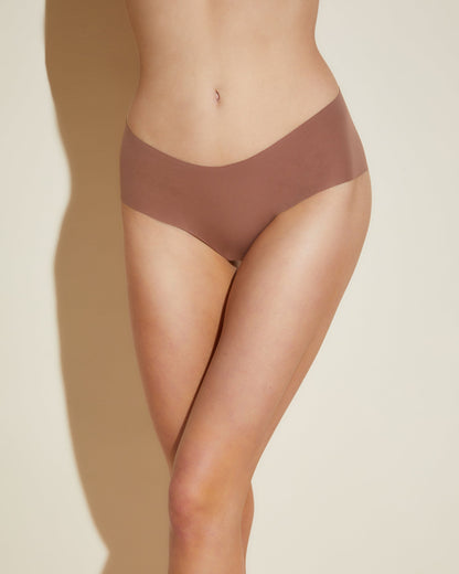 Brown Hot Pant - Free Cut Micro Boyshort