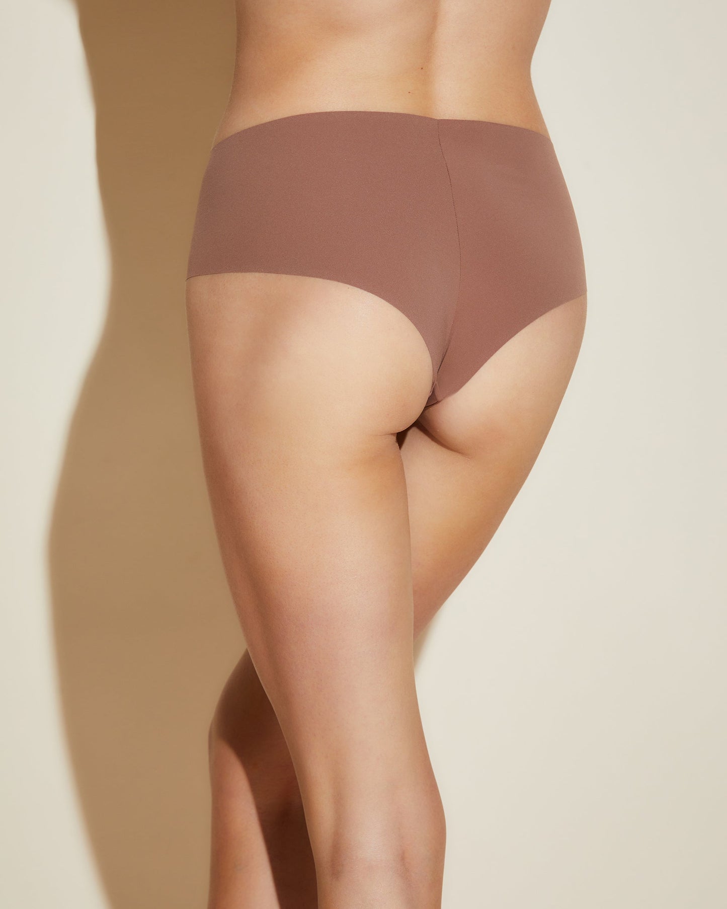 Brown Hot Pant - Free Cut Micro Boyshort