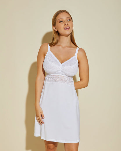 White Babydoll - Giulia Curvy Babydoll