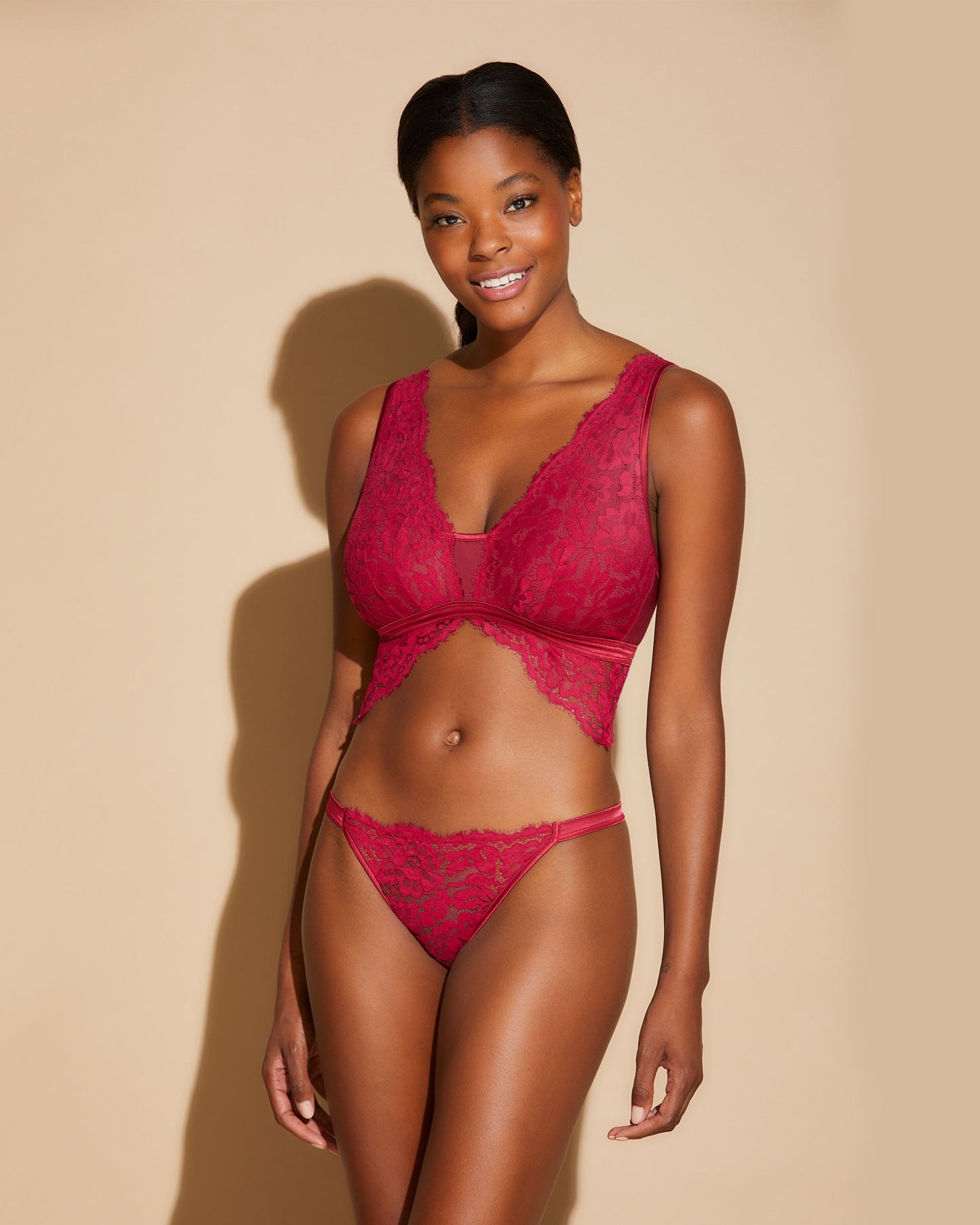 Red Bikini - Magnolia String Bikini