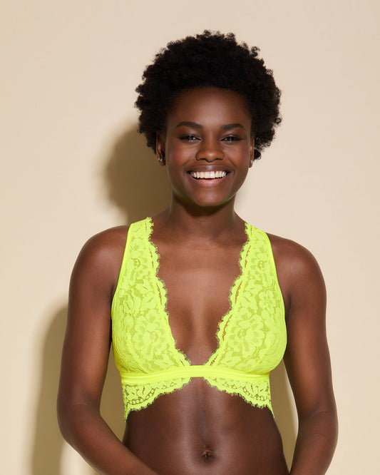 Yellow Bralette - Magnolia Tall Triangle Bralette