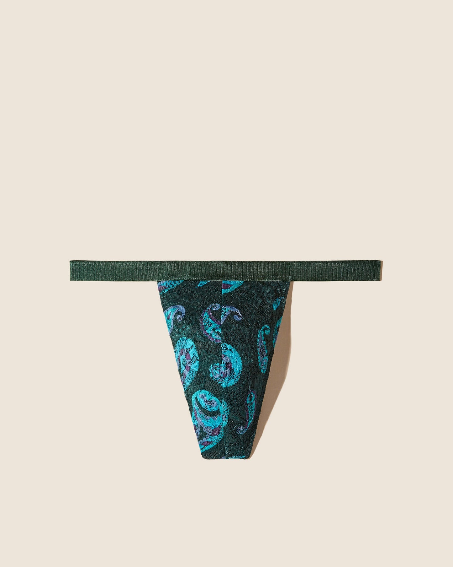 Print Mens Thong - Never Say Never Printed Italian Thong