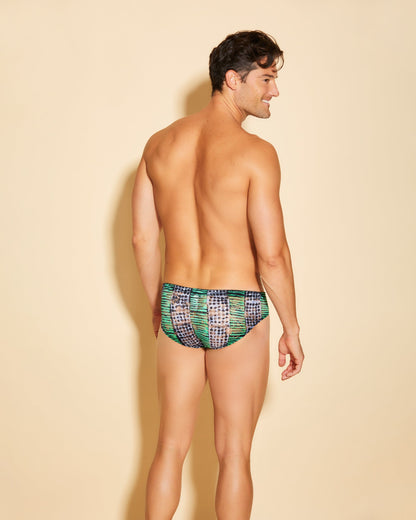 Print Mens Brief - Never Say Never Printed Comfort Micro Brief