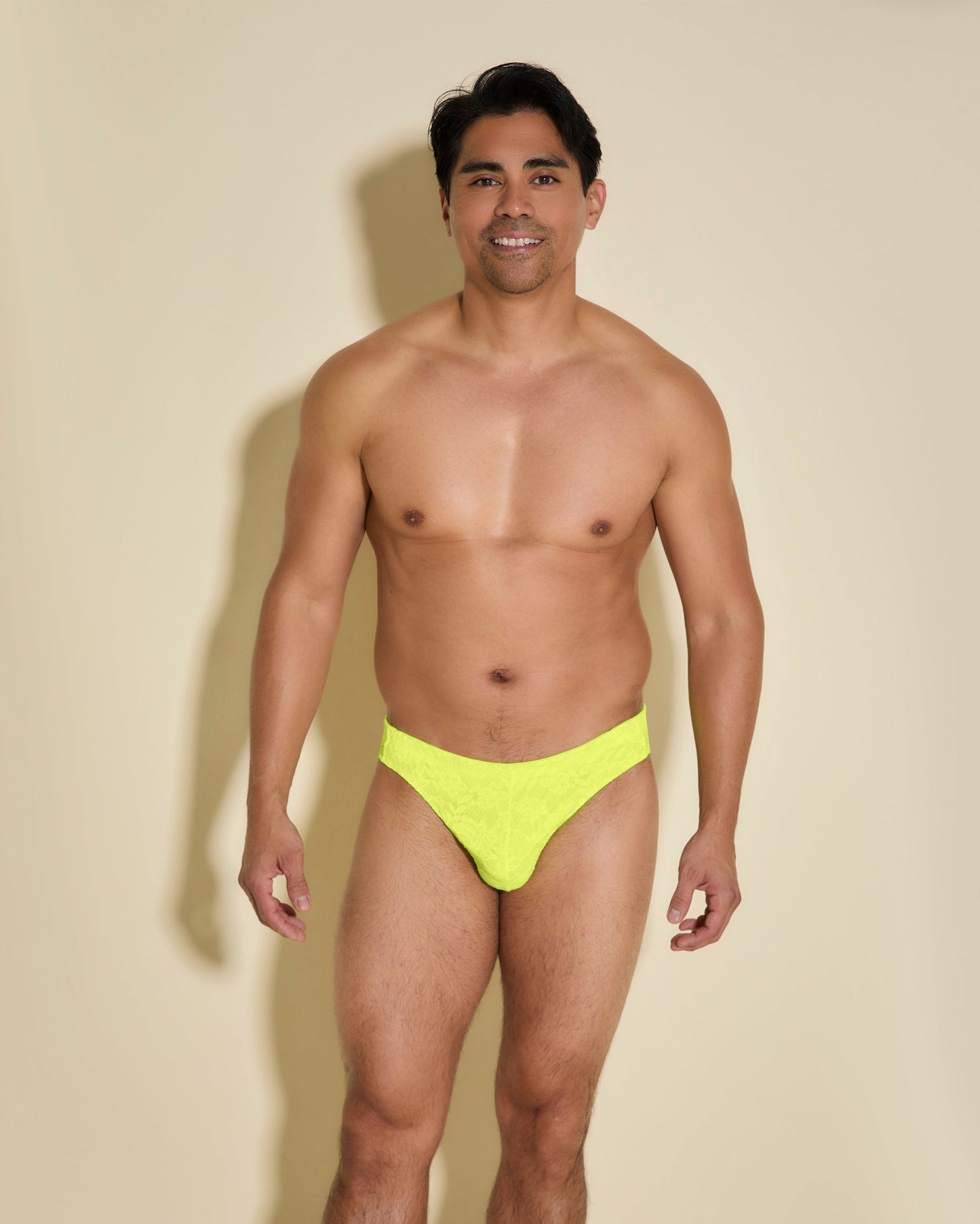 Yellow Mens Gstring - Never Say Never Classic G-String