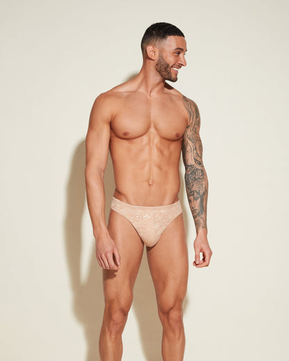 Brown Mens Gstring - Never Say Never Classic G-String