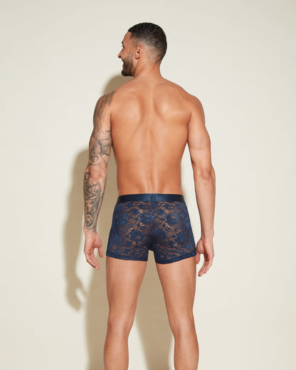 Blue Mens Brief - Never Say Never Form Classic Trunk