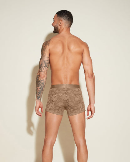 Brown Mens Brief - Never Say Never Form Classic Trunk