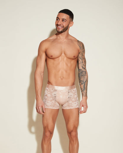 Beige Mens Brief - Never Say Never Form Classic Trunk