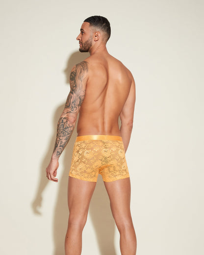 Yellow Mens Brief - Never Say Never Form Classic Trunk