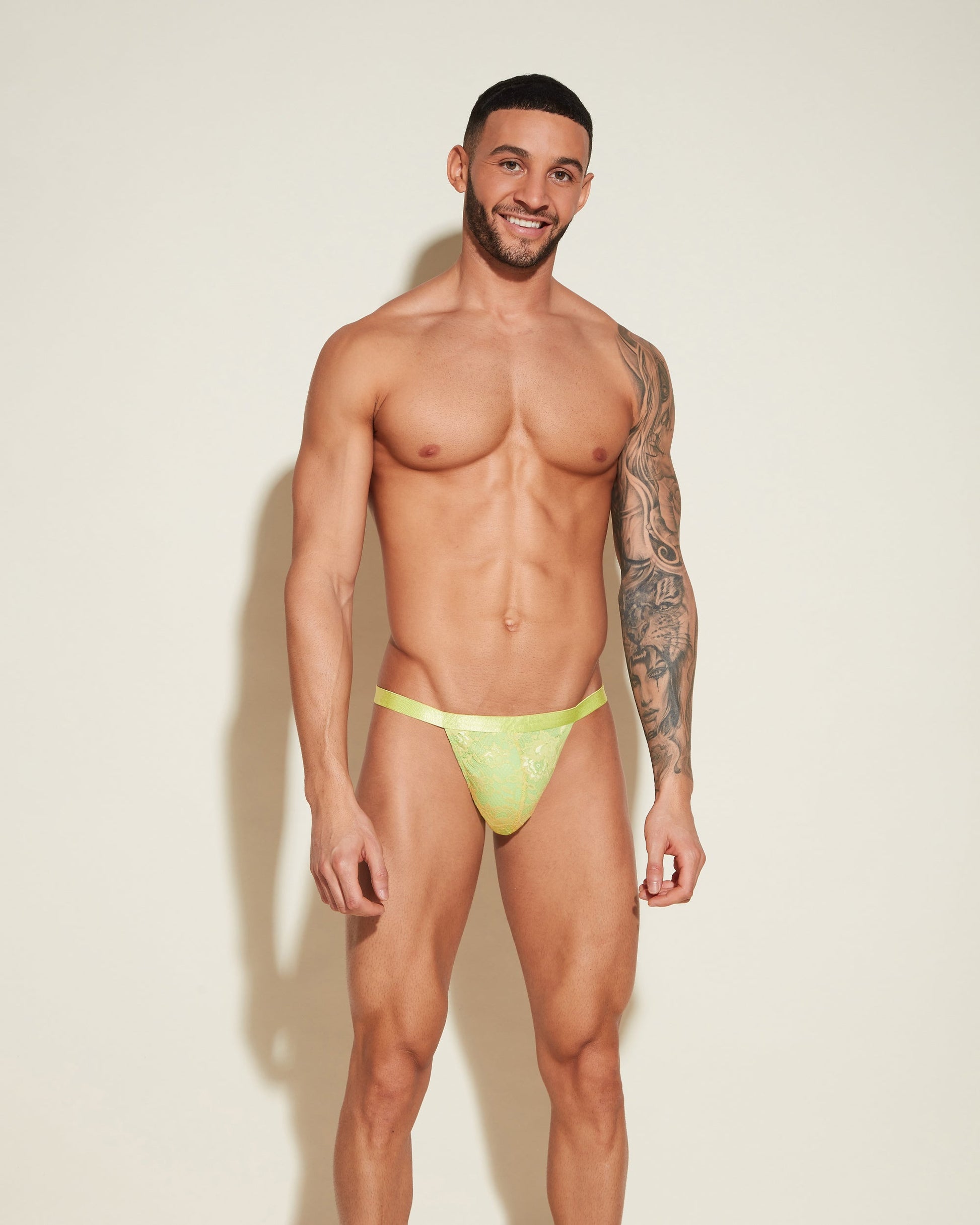 Green Mens Thong - Never Say Never Italian Thong