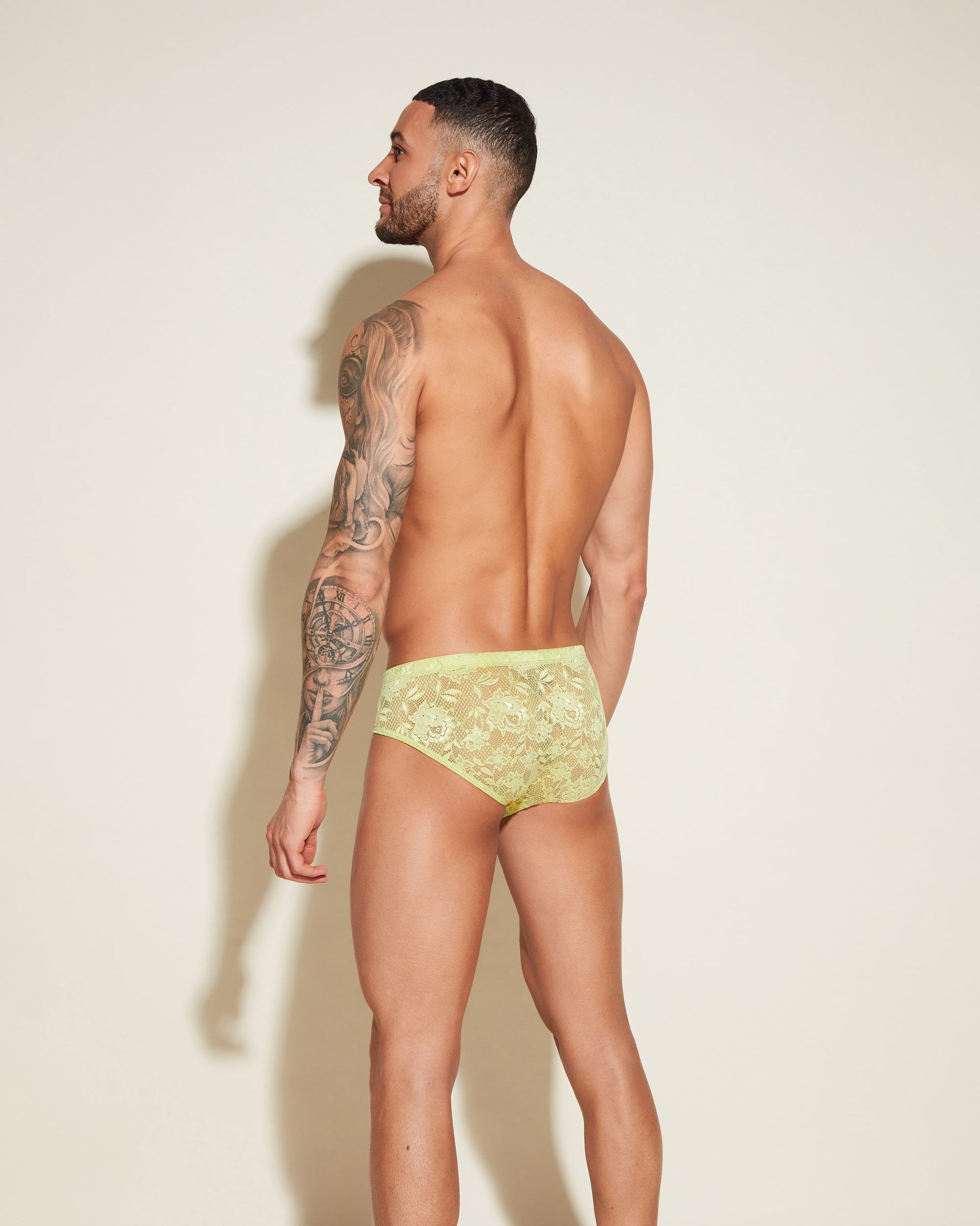 Green Mens Brief - Never Say Never Comfort Micro Brief