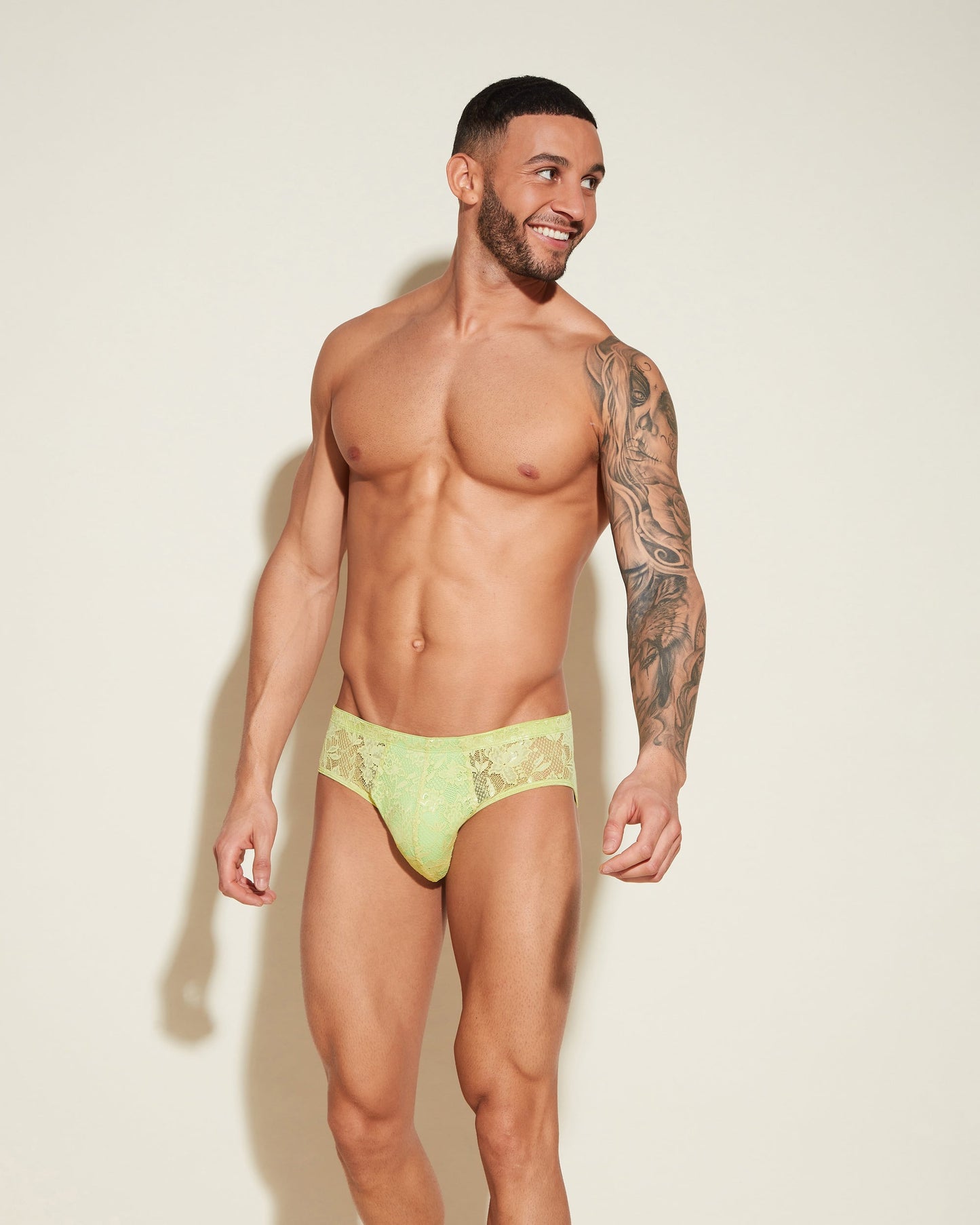 Green Mens Brief - Never Say Never Comfort Micro Brief