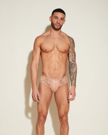 Brown Mens Brief - Never Say Never Comfort Micro Brief