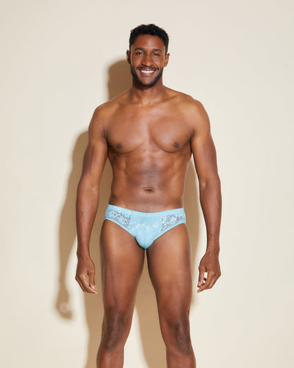 Blue Mens Brief - Never Say Never Comfort Micro Brief