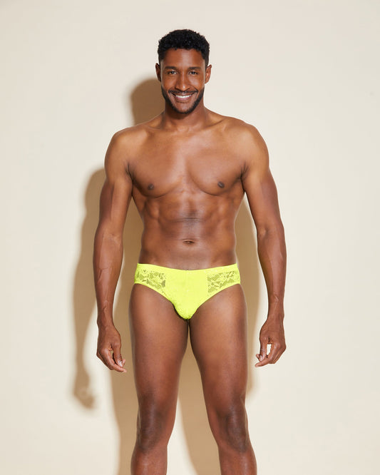 Yellow Mens Brief - Never Say Never Comfort Micro Brief