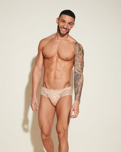 Brown Mens Brief - Never Say Never Comfort Micro Brief