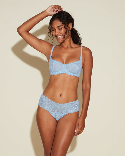 Blue Bra - Never Say Never Balconette Bra