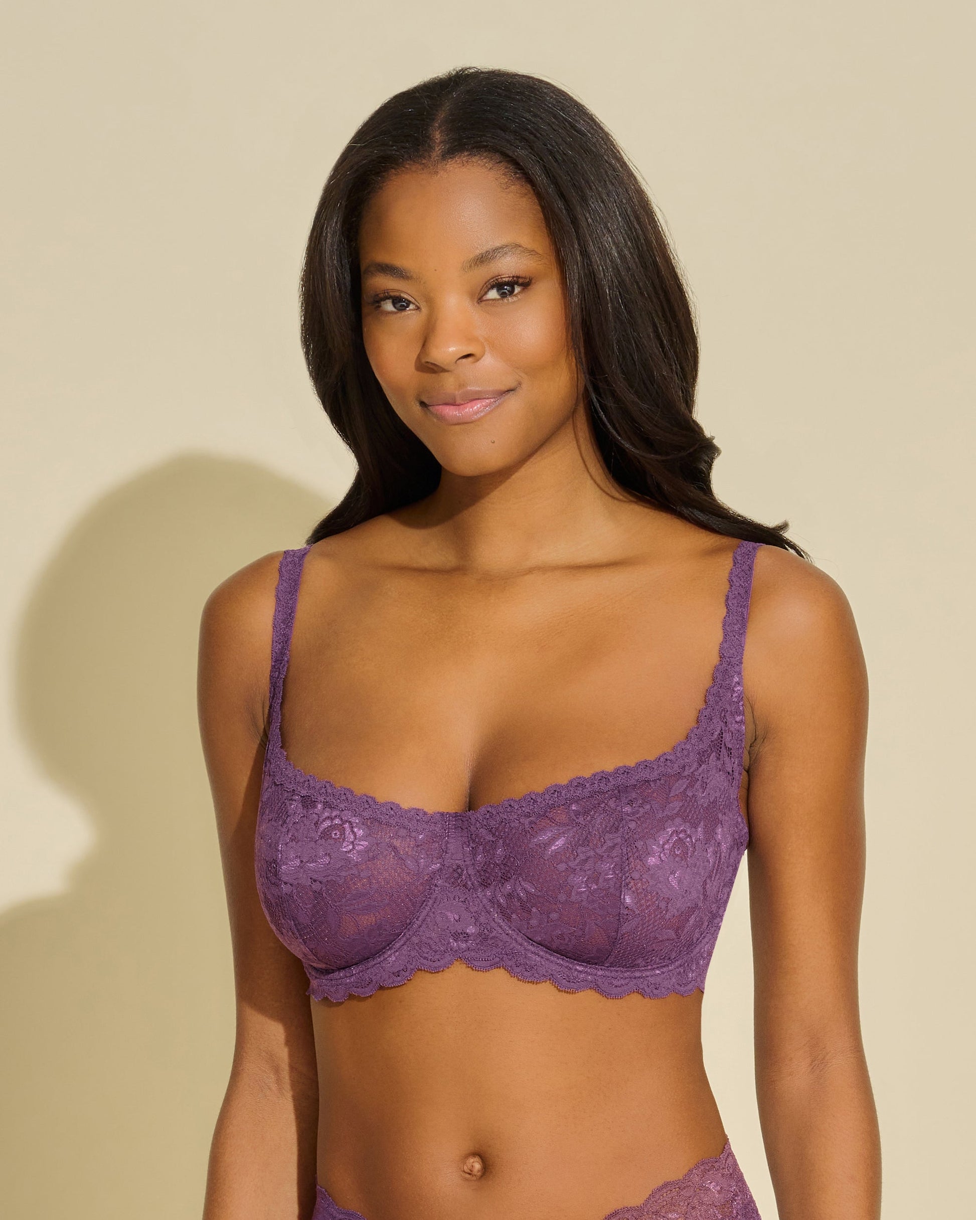 Purple Bra - Never Say Never Balconette Bra