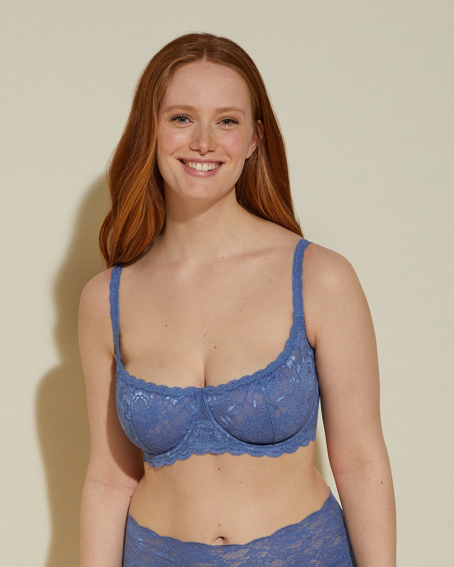 Blue Bra - Never Say Never Balconette Bra