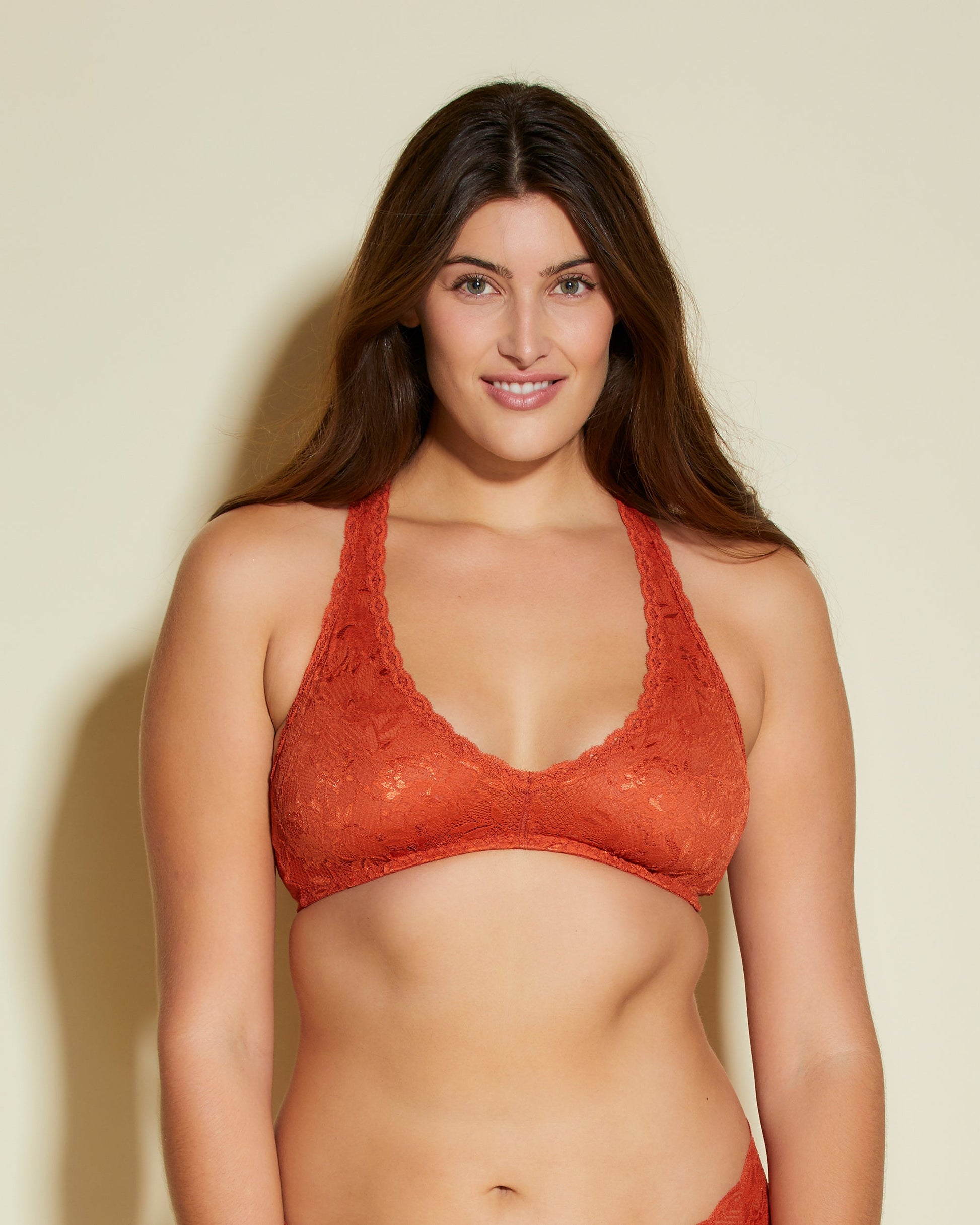 Red Bralette - Never Say Never Beauty Racie Racerback Bralette