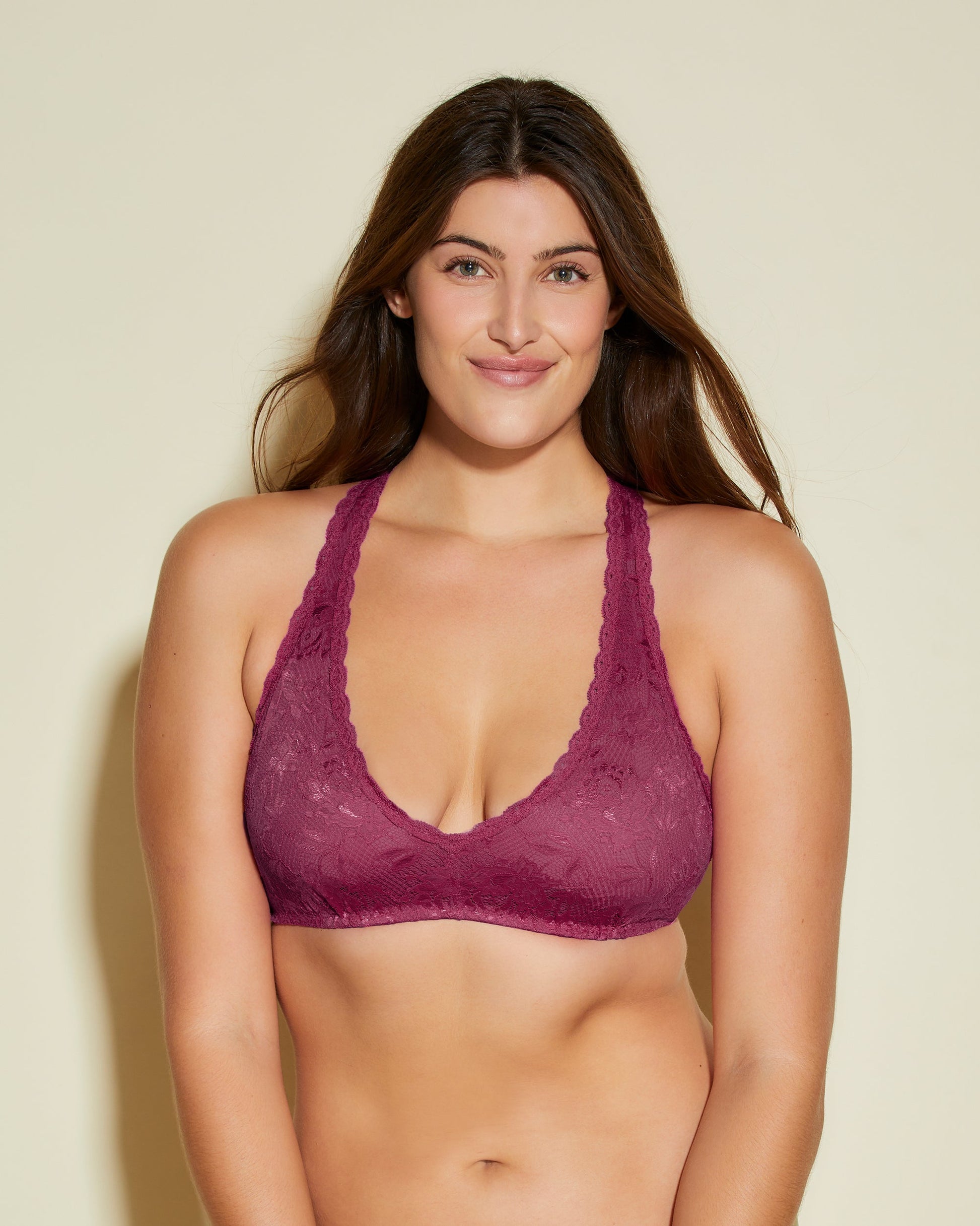 Purple Bralette - Never Say Never Beauty Racie Racerback Bralette