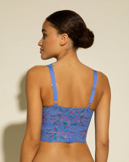 Blue Bralette - Paradiso Curvy Bralette