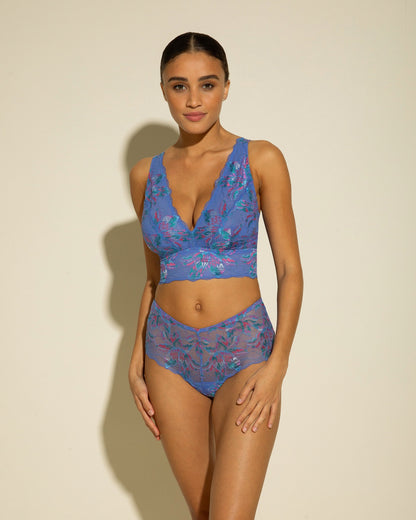 Blue Bralette - Paradiso Curvy Bralette