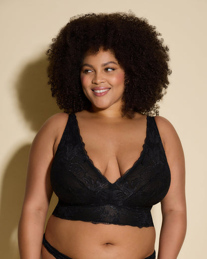 Black Bralette - Paradiso Ultra Curvy Longline Bralette