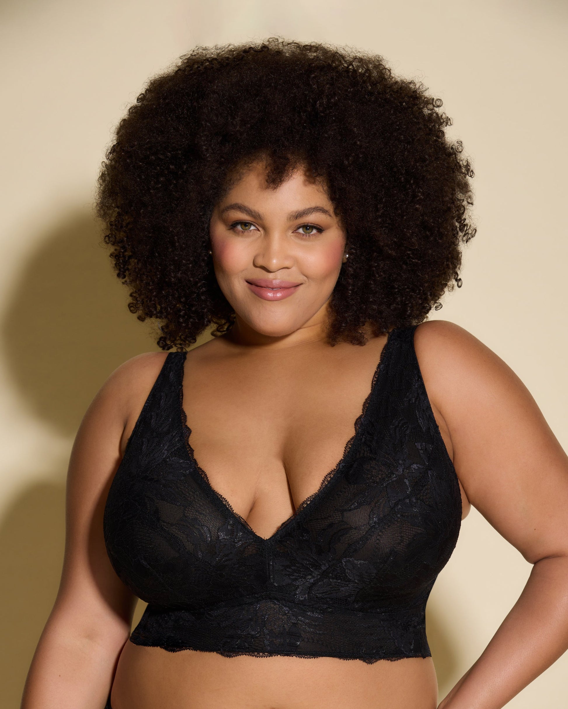 Black Bralette - Paradiso Ultra Curvy Longline Bralette