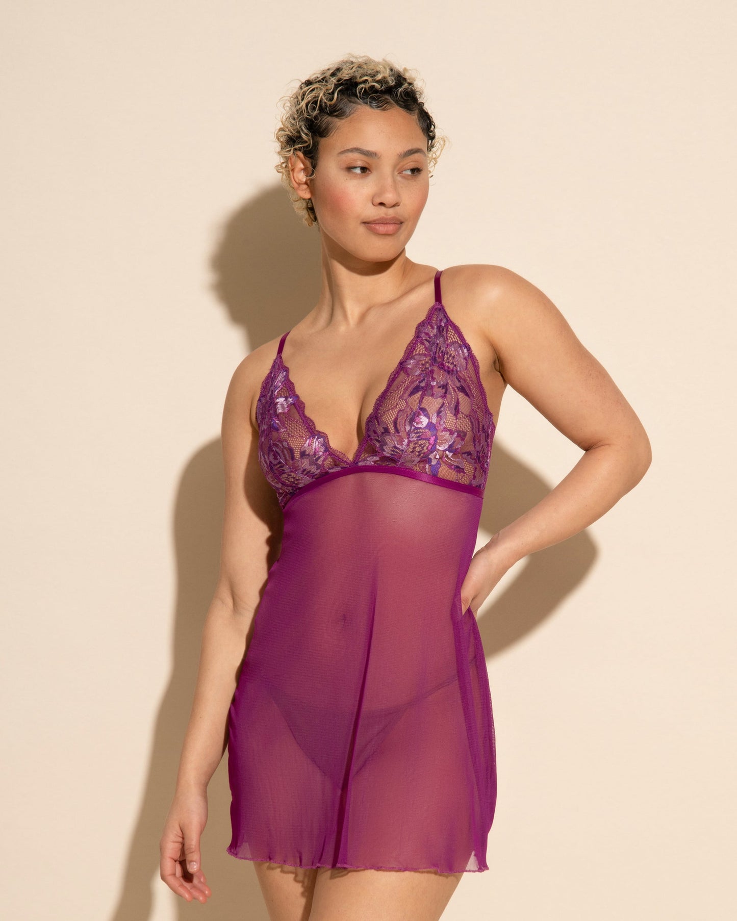 Purple Chemise - Paradiso Chemise