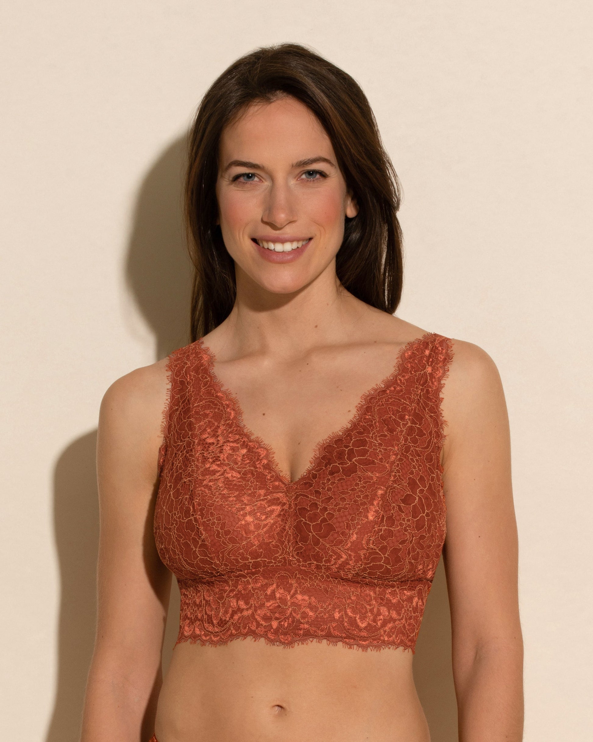 Orange Bralette - Pret A Porter Curvy Longline Bralette