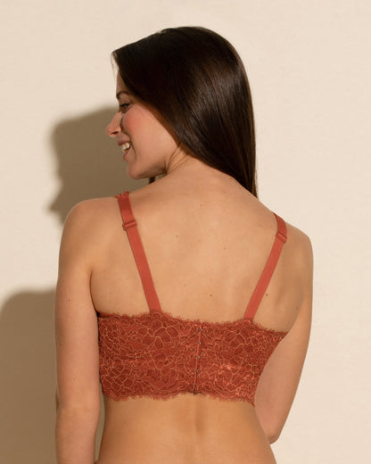 Orange Bralette - Pret A Porter Curvy Longline Bralette