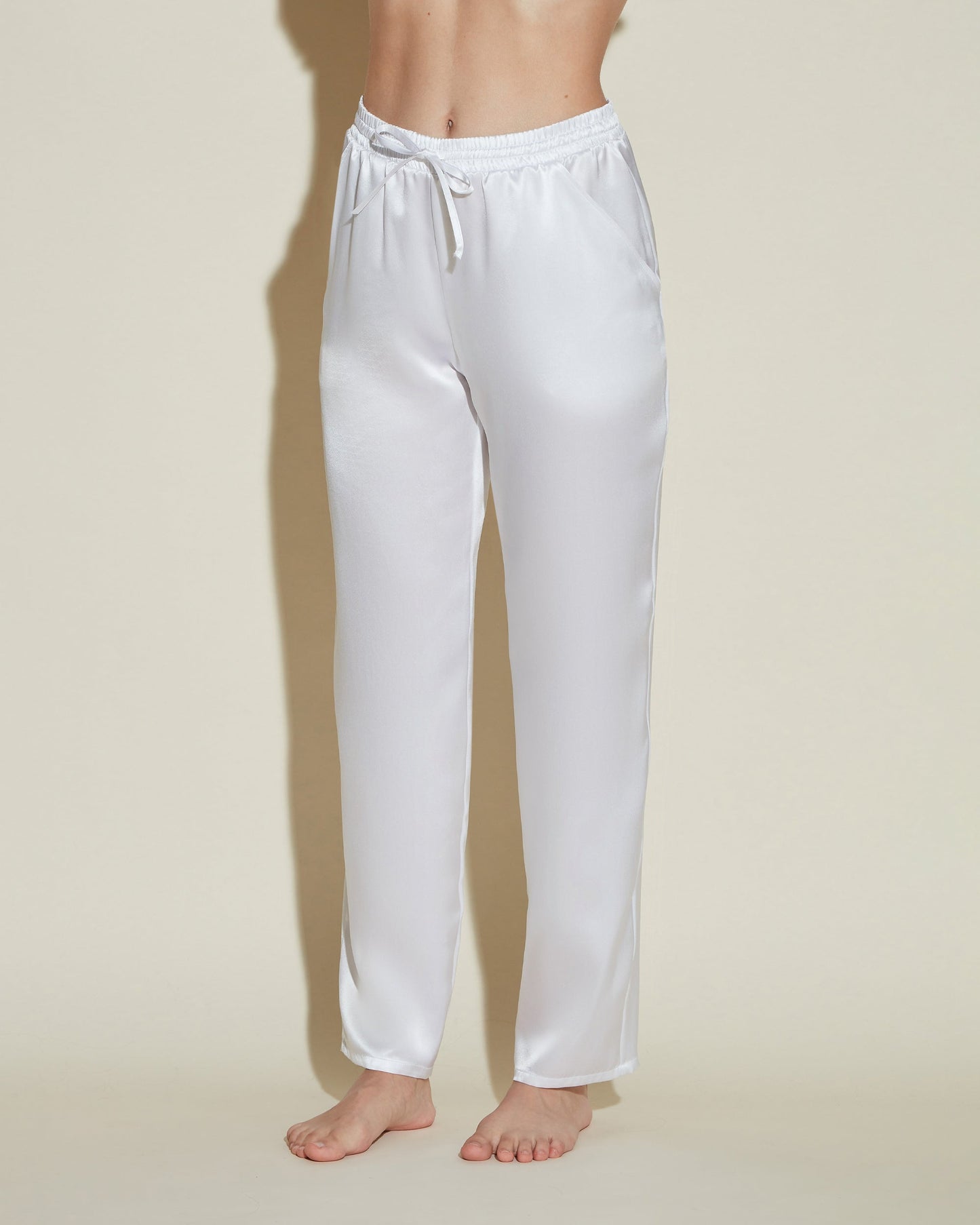 White Pant - Sanika Silk Pant