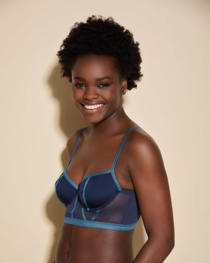 Blue Bra - Sardegna Underwire Balconette Longline Bra