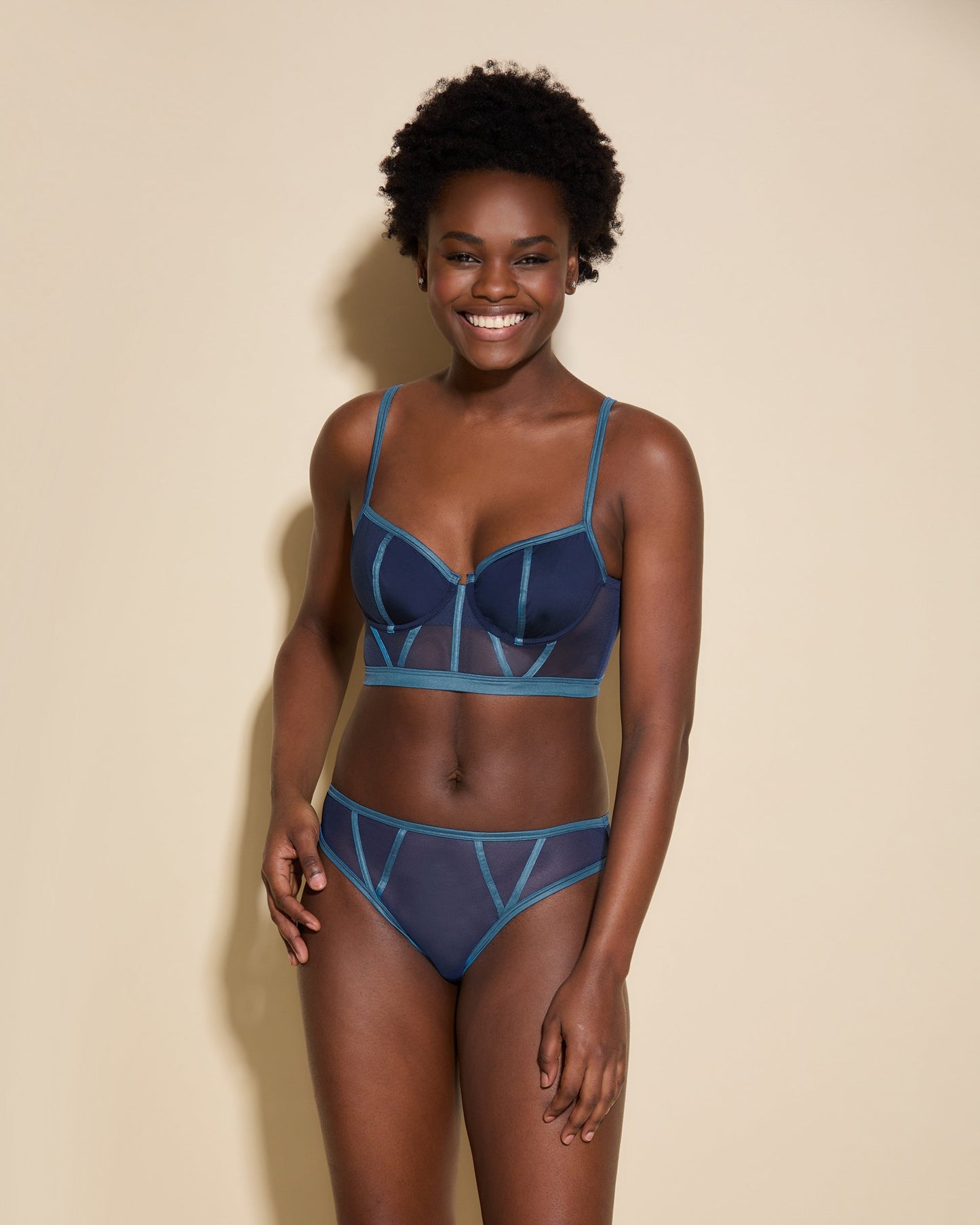 Blue Bra - Sardegna Underwire Balconette Longline Bra