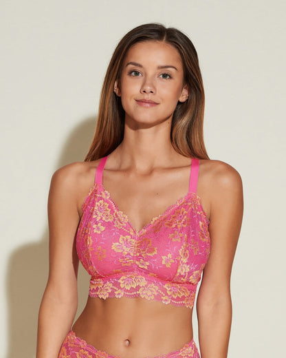 Pink Bralette - Savona Curvy Longline Bralette